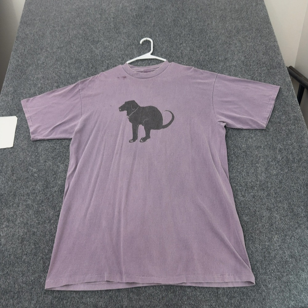Vintage The Bad Dog Oneita T Shirt Mens XL Purple Cotton Graphic Cape Cod Retro